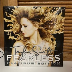 Taylor Swift Sealed OG Fearless Platinum Edition Standard Black Vinyl
